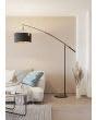Stars of Light VloerlampTortola 1 Ø 45cm - zwart met goud - 39966