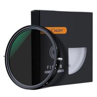 K&F Concept CPL + variabel ND filter ND2-ND32 Nano X 62mm - waterdicht en krasbestendig grijsfilter met groene coating - thumbnail