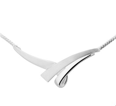 TFT Zilveren Ketting Tussenstuk Poli/mat 1,9 mm x 42+3 cm