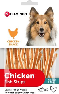 Hondensnack Chick'n Sandwich 85 gr 85 gr Flamingo