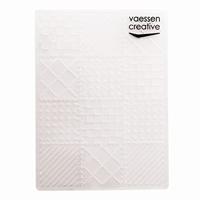 Vaessen Creative • embossing folder patchwork - thumbnail