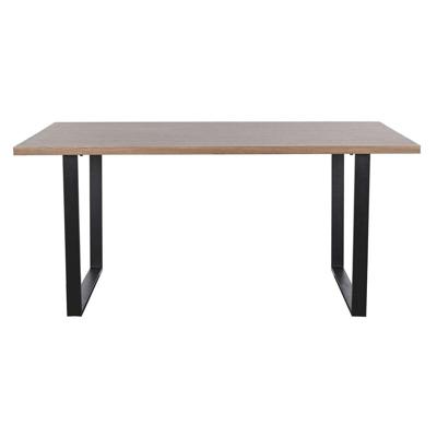 Eettafel Home ESPRIT Bruin Zwart Ijzer Hout MDF 160 x 90 x 75 cm