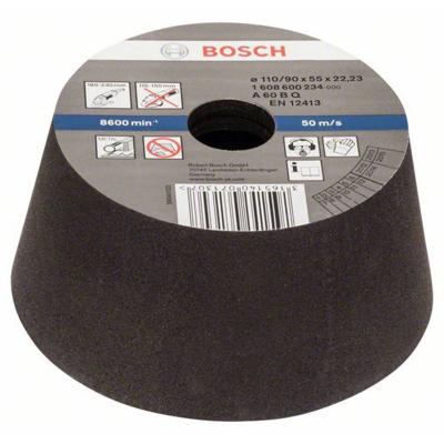 Bosch Accessories 1608600234 Schuurkom, conisch-metaal/gietijzer 90 mm, 110 mm, 55 mm, 60 1608600234 1 stuk(s)