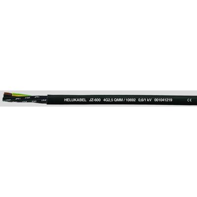 HELU JZ-600 Stuurstroomkabel 8 G 1 mm² Zwart 10626-500 500 m