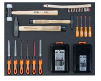 Bahco gevulde inlay hamers & vijlen | FF1A18 - thumbnail