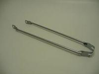 spatbordstang 28 zilver - thumbnail