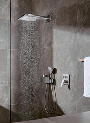Hansgrohe Hoofddouche Raindance E 300 1jet Met Douche-arm Mat Zwart - thumbnail