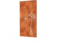 Gerofence Cortenstaal Corten Blowball Schuttingen 100 x 0,5 x 180 cm Geroba - Geroba - thumbnail
