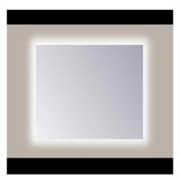 Spiegel Sanicare Q-Mirrors 60x60 cm PP-Geslepen Vierkant Met Rondom LED Warm White en Afstandsbediening incl. ophangmateriaal Sanicare - thumbnail