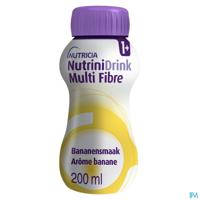NutriniDrink Multi Fibre Bananensmaak Flesje 200ml - thumbnail