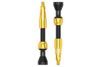 Lezyne CNC TLR Ventiel Set 44mm - Goud Lezyne CNC TLR Ventiel Set 44mm - Goud