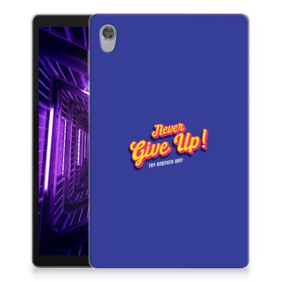 Lenovo Tab M10 HD (2de generatie) Back cover met naam Never Give Up Lenovo Tab M10 HD (2de generatie) Back cover met naam Never Give Up