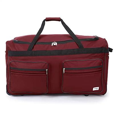 Trolley, reistas, rood, afsluitbaar, met slot, 85 liter, roltas