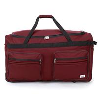 Trolley, reistas, rood, afsluitbaar, met slot, 85 liter, roltas - thumbnail