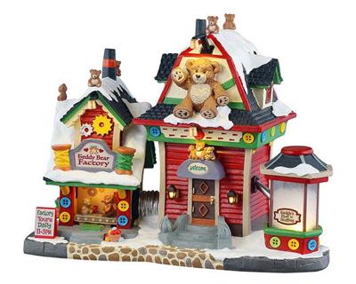 Teddy Bear Factory 18x30x27 cm Kerstdorp LEMAX - Lemax