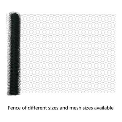 VidaXL Hexagon hek groen 1,4 x 50 m pvc