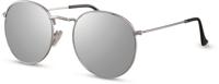 CWI zonnebril unisex rond zilver (CWI2161) - thumbnail