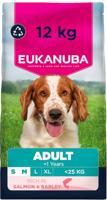 EUKANUBA Adult Small/Medium Salmon & Barley - droog hondenvoer - 12kg - thumbnail