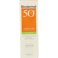 Biodermal Zonnefluïde Gezicht - Matterend SPF50+ - thumbnail