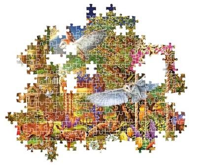 Clementoni legpuzzel woodland fantasy garden, 1500st.