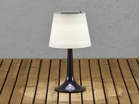 Solar tafellamp met LED verlichting - Zwart - thumbnail