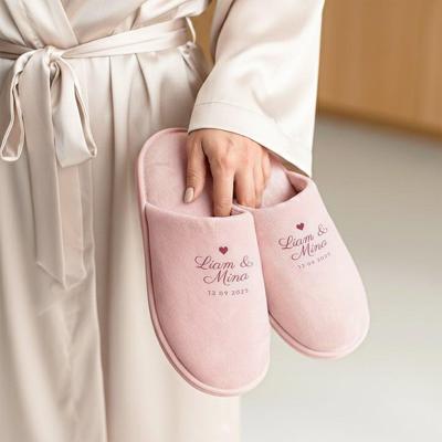 Pantoffels bedrukken - Roze - Maat 39-42