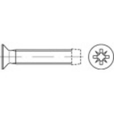 TOOLCRAFT 141187 Tapbouten M4 30 mm Kruiskop Pozidriv DIN 7500 Staal Galvanisch verzinkt 1000 stuk(s)