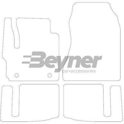 Automatten passend voor Toyota IQ 2009- 4-delig BL1843254