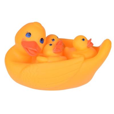 Free and Easy badspeelgoed eend geel 4 delig