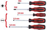 KS TOOLS Ks-tools schroevendraaierset "ergotorqueplus" screwdriver set ergotorque+ 5 pcs. - thumbnail