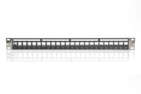 Digitus DN-91411 24 poorten Netwerkpatchpaneel 483 mm (19) Zonder connectoren 1 HE Meerdere kleuren Niet ingericht - thumbnail