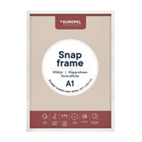 Kliklijst europel a1 25mm mat wit - thumbnail