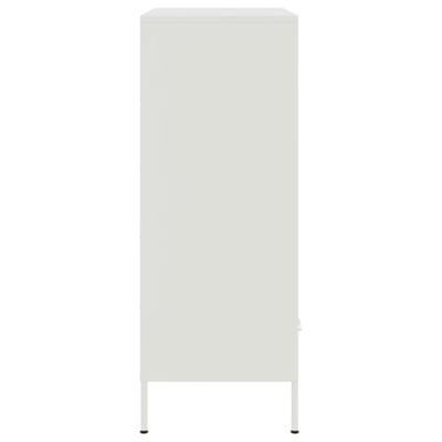 Hoge kast 68x39x101,5 cm staal wit