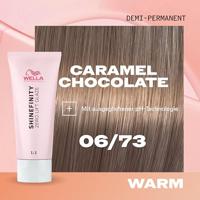 Wella Professionals ShineFinity Zero Lift Glaze 06/73 Caramel Chocolate 60ml - thumbnail
