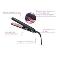 Beurer HS 30 Stijltang Zwart, Rose gold - thumbnail