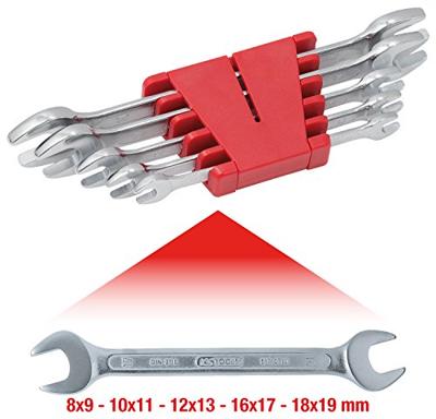 KS Tools 517.0145 517.0145 Dubbele steeksleutelset Sleutelbreedte (metrisch) 8 - 19 mm