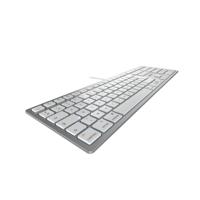 CHERRY KC 6000C FOR MAC toetsenbord Universeel USB AZERTY Frans Zilver - thumbnail