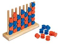 Bordspel Cayro 42 Onderdelen 4 Op één Rij 28,5 x 17 x 4 cm - thumbnail