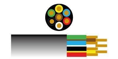 Benson Aanhangwagen Kabel - 7-Polig 0.75 mm² - Prijs per meter