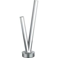 LED Tafellamp - Cinque Cicanto - 1 Lichtpunt van 15 Watt - Dimbaar - Aanpasbare Lichtkleur - Schakelaar - Mat Nikkel - Metaal - thumbnail