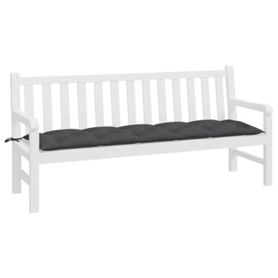 VidaXL Tuinbankkussen 180x50x7 cm oxford stof antracietkleurig