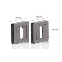 YALE - YPP7-V-PC Vierkante deurkruk van 7 zwart YALE - Model Verona - sleutelpassage - thumbnail