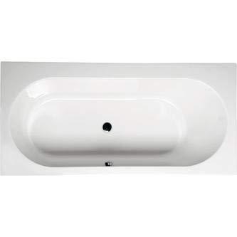 Ligbad Polysan Astra Inbouw 165x80x48 cm Asymmetrisch Links Wit Polysan