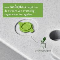 Elho Vivo Next Long 80 Bloembak - Grijs - L 78 x B 39 x H 38 cm - binnen/buiten - 100% gerecycled - thumbnail