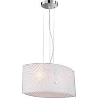 LED Hanglamp Trion Elize - 2-lichts Mat Chroom - E27 Fitting - thumbnail