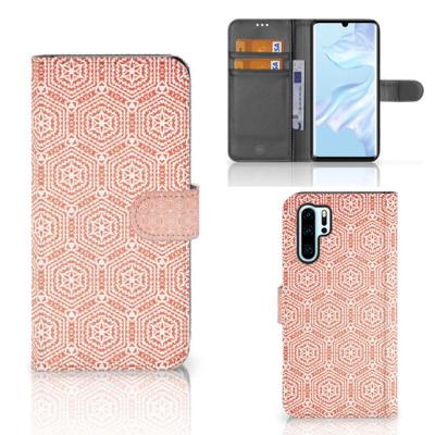 Huawei P30 Pro | Telefoon Hoesje | Pattern Orange