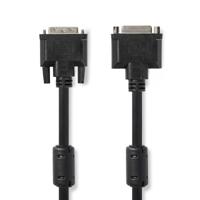 Nedis CCGP32055BK20 Dvi-kabel Dvi-i 24+5-pins Male - Dvi-i 24+5-pins Female 2,0 M Zwart - thumbnail