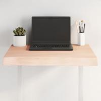 Tafelblad natuurlijke rand 60x40x6 cm massief eikenhout - thumbnail