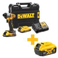 DeWALT DCF840D2T Accu slagschroevendraaier 192Nm 18V XR 2.0Ah in TSTAK - thumbnail