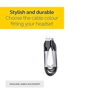 Jabra 14208-31 USB-laadkabel USB-A stekker, USB-C stekker 1.20 m Zwart - thumbnail